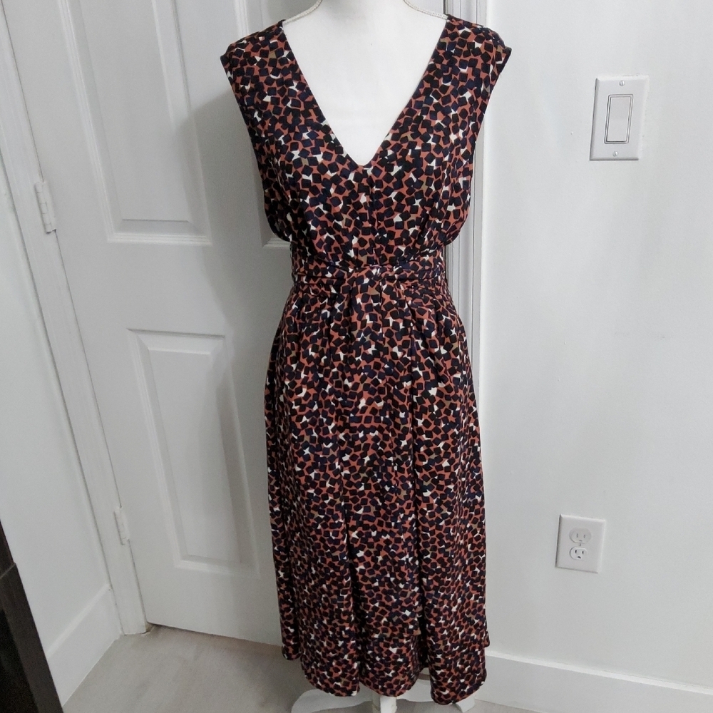 Nic & Zoe Leopard Print Sleeveless Dress - Picture 1 of 12